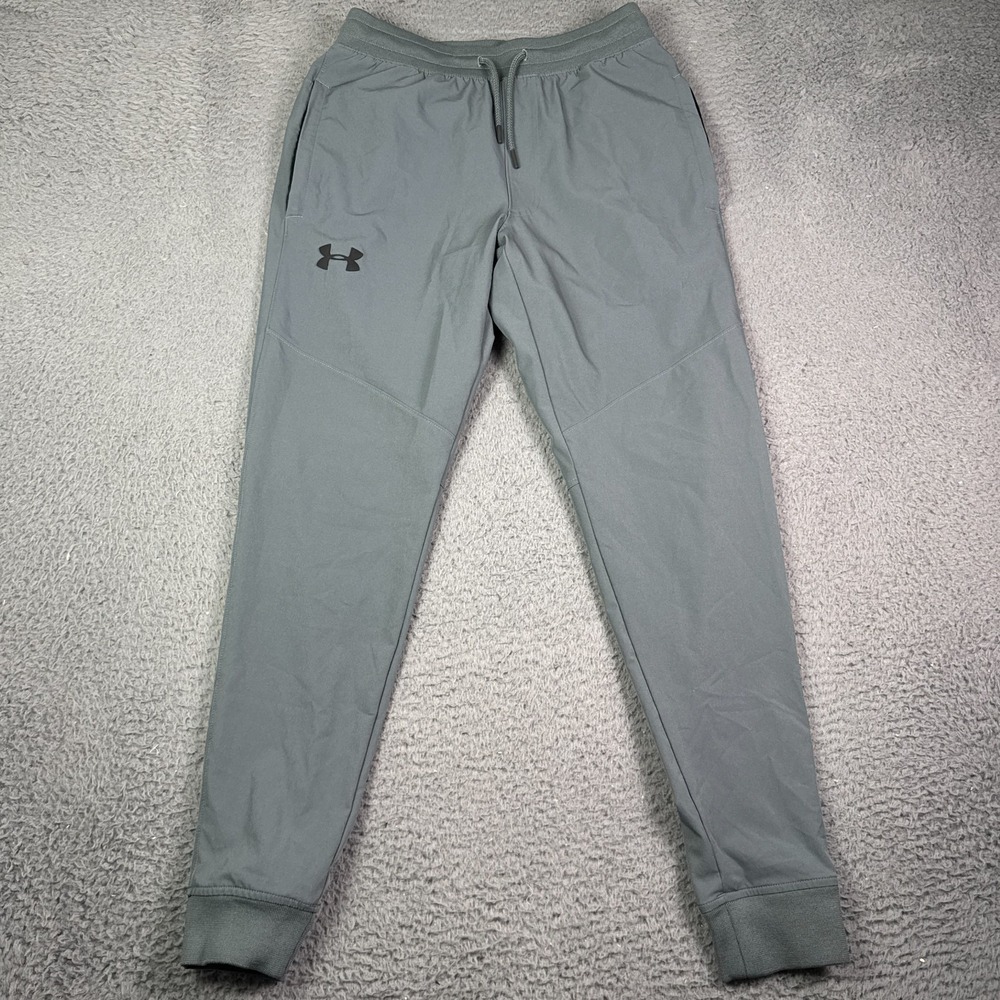 Under Armour Sportstyle Jogger Pants Mens M 28x30 Gray Tapered Drawstring